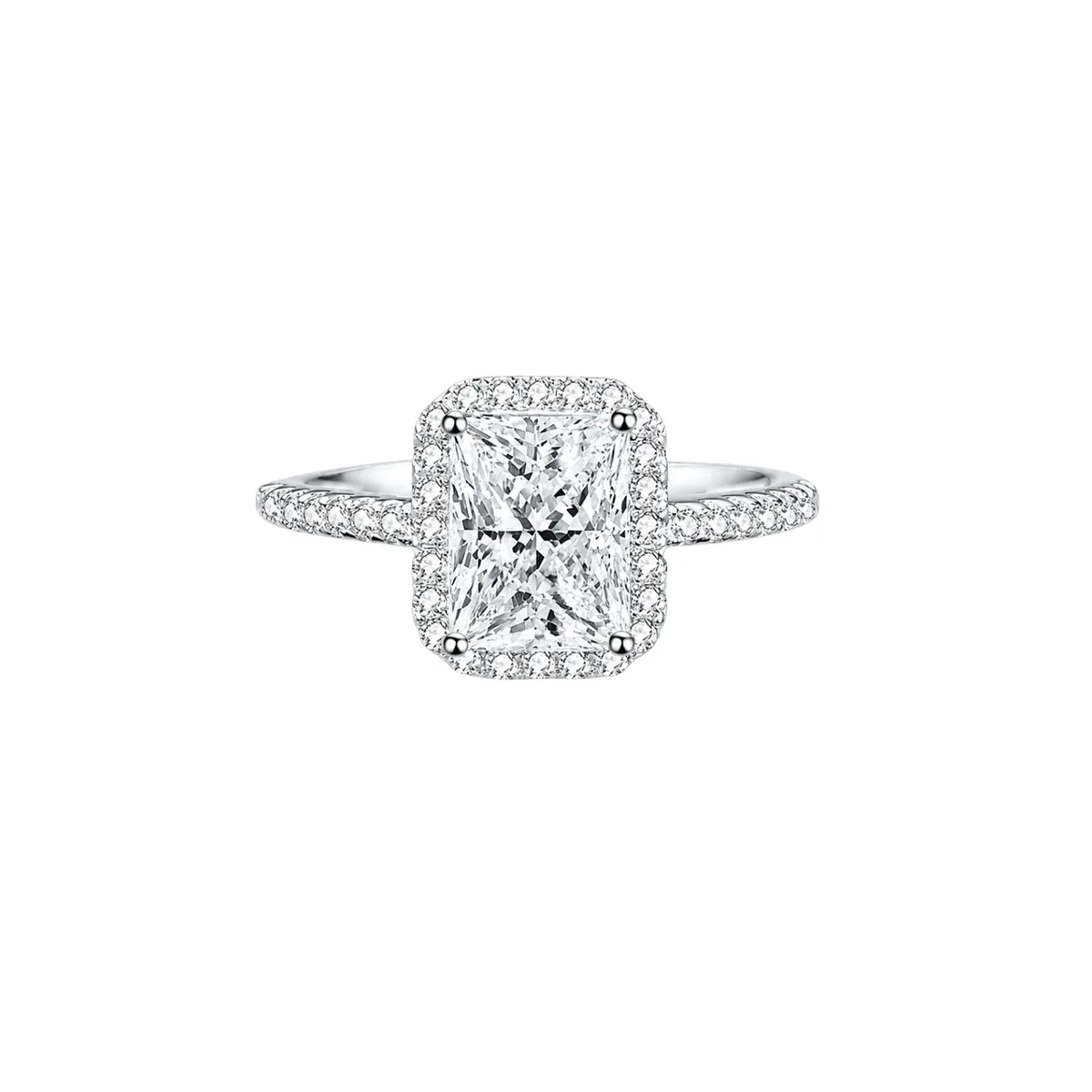 2 Carat Radiant Cut Ring