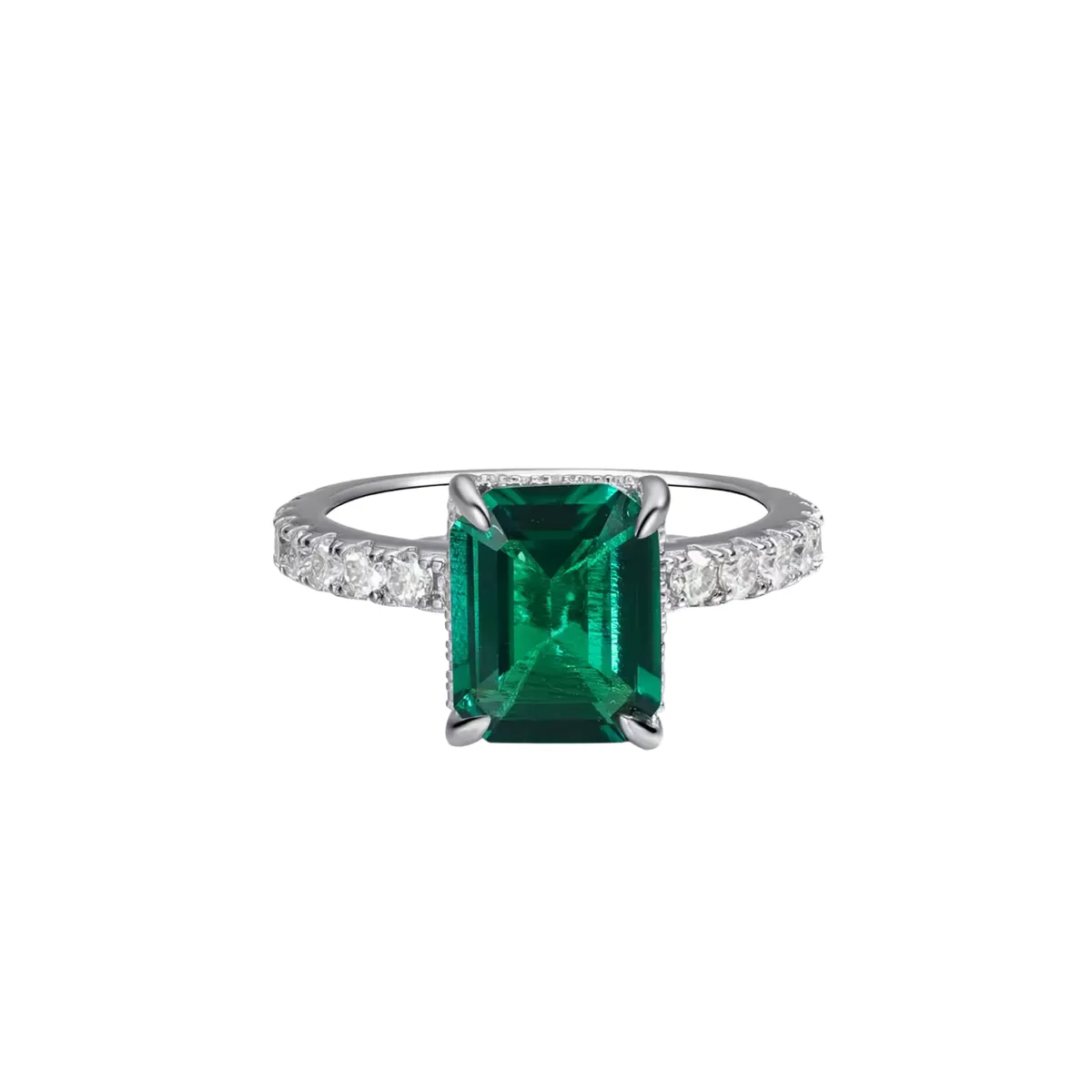 4CT Emerald Ring