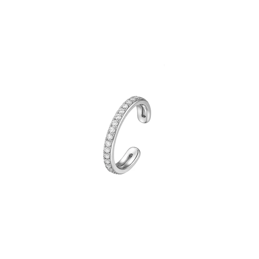 Classic Pavé Ear Cuff Earring