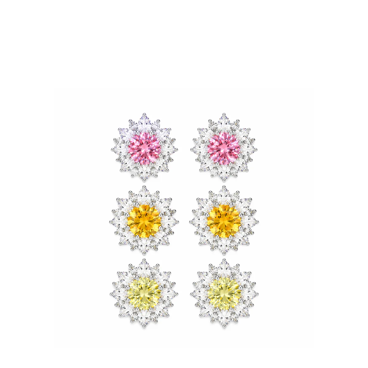 Colorful Flower Earrings