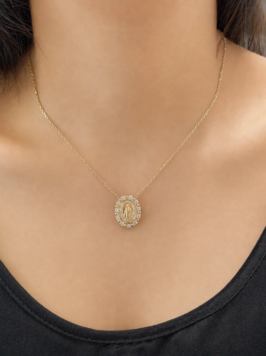 Divine Grace Necklace worn