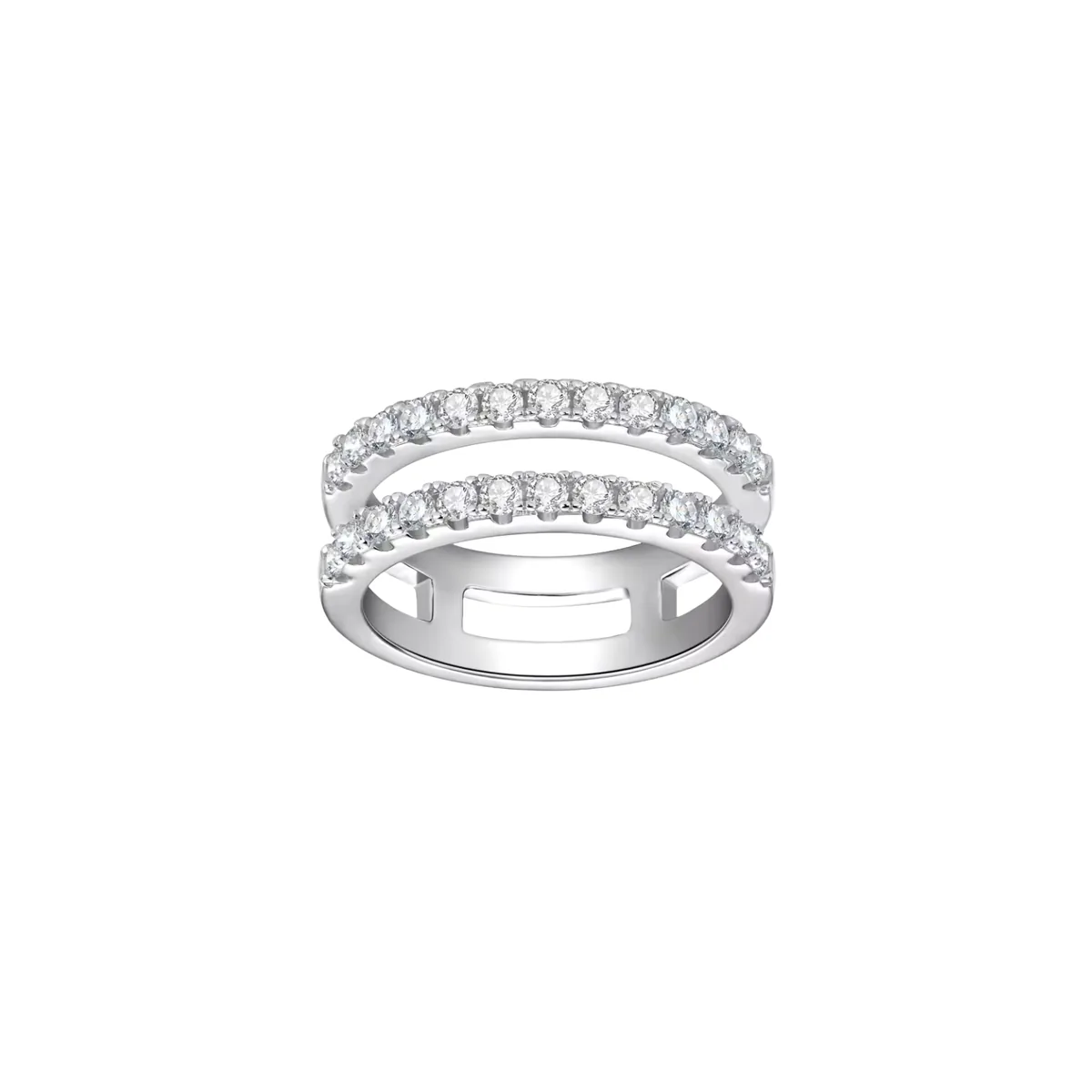 Double Row Band Ring