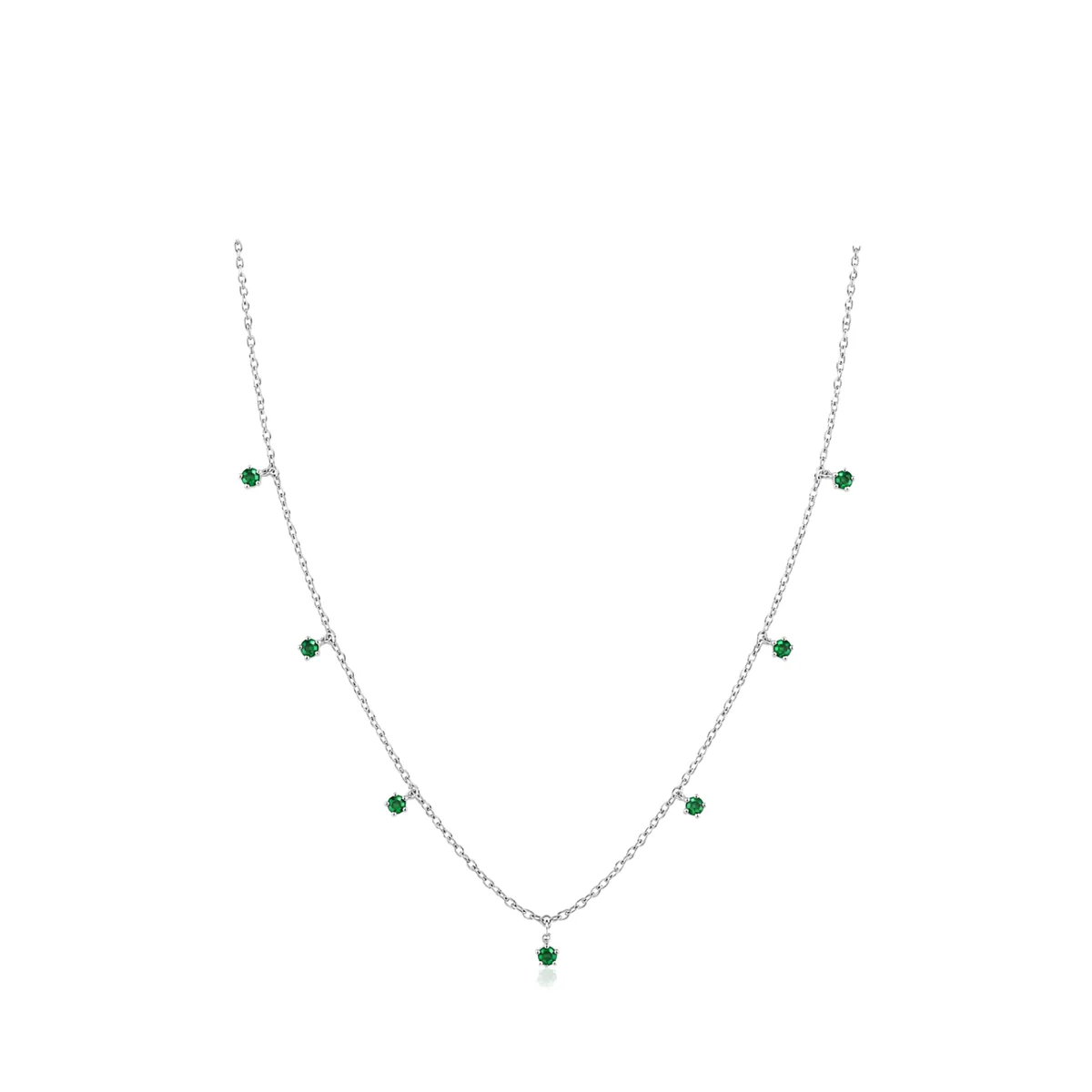 Emerald Drops Necklace