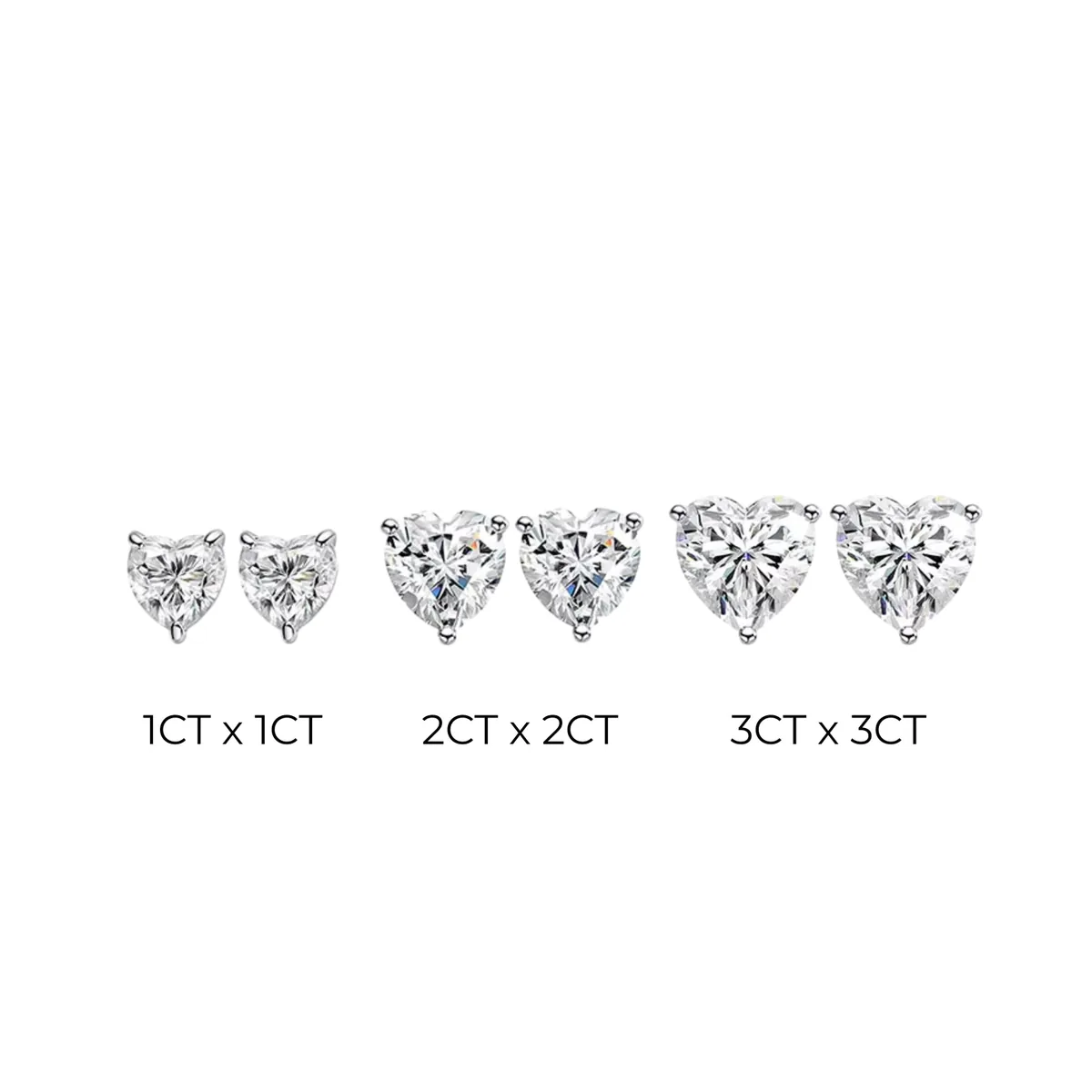 Heart Stud Earrings