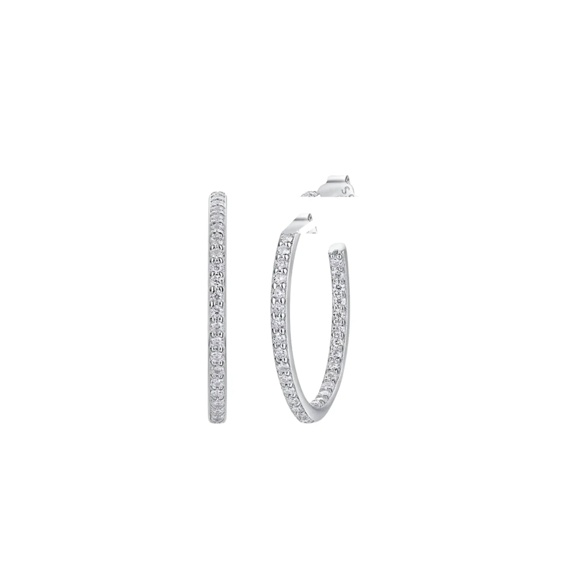 Inside Out Hoop Earrings