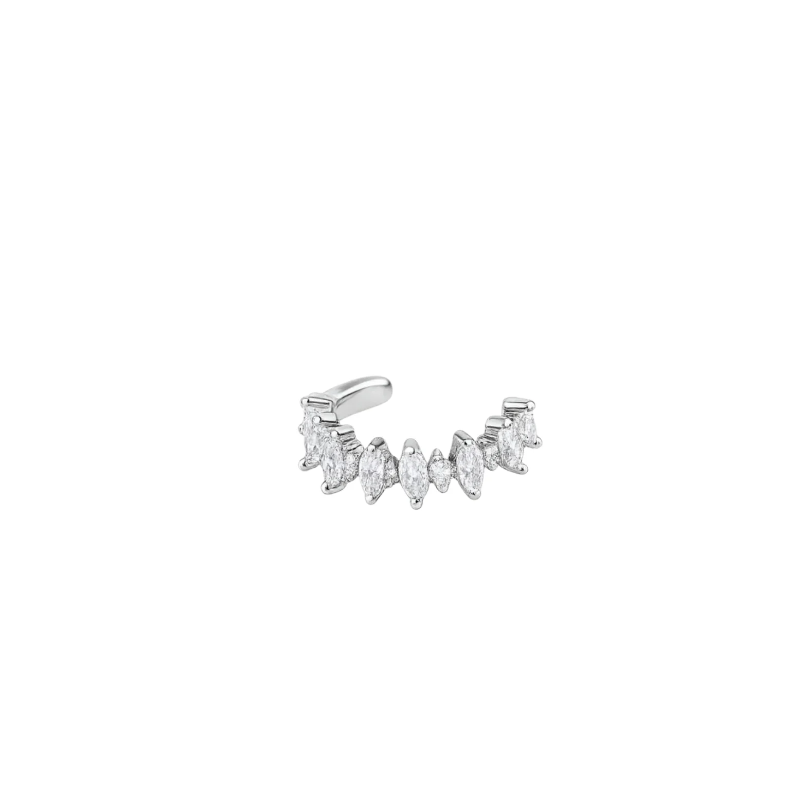 marquise ear cuff earrings