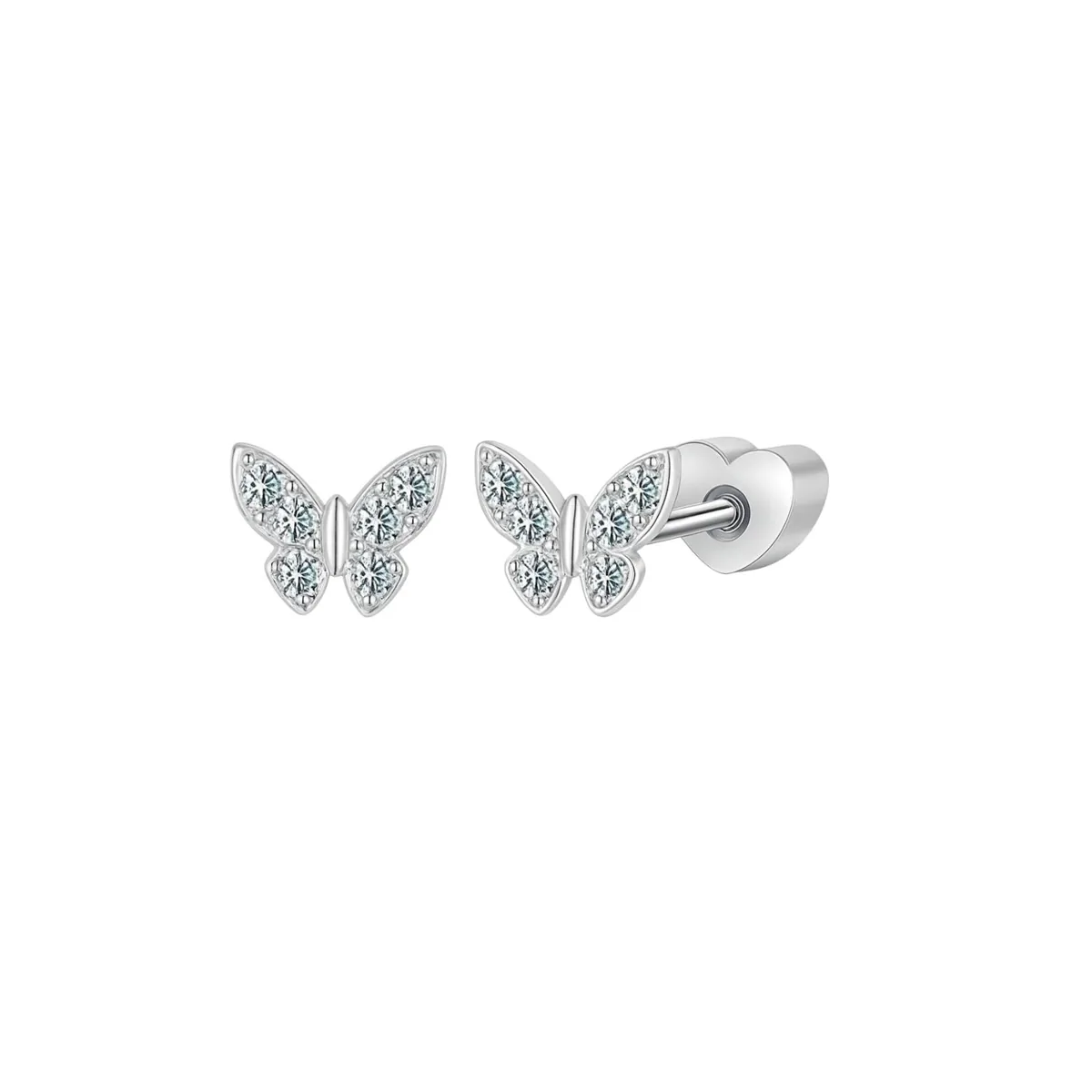 Mini Butterflies Sparkle Studs - Little Gems Collection