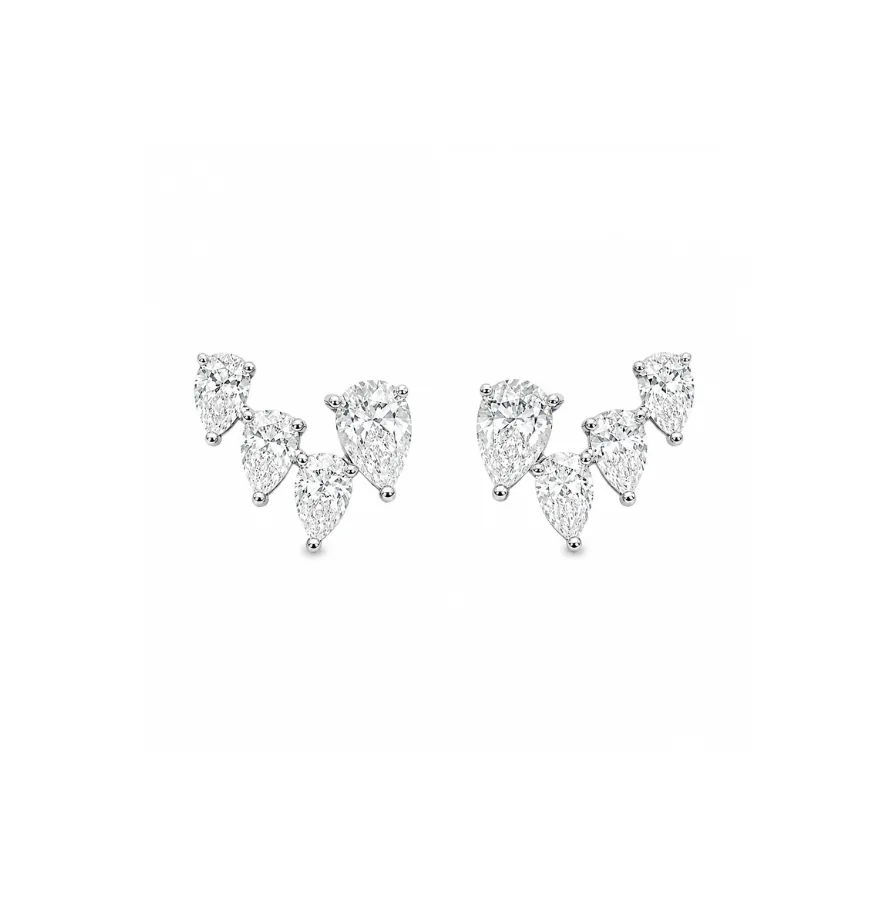 Pear Cascade Earrings