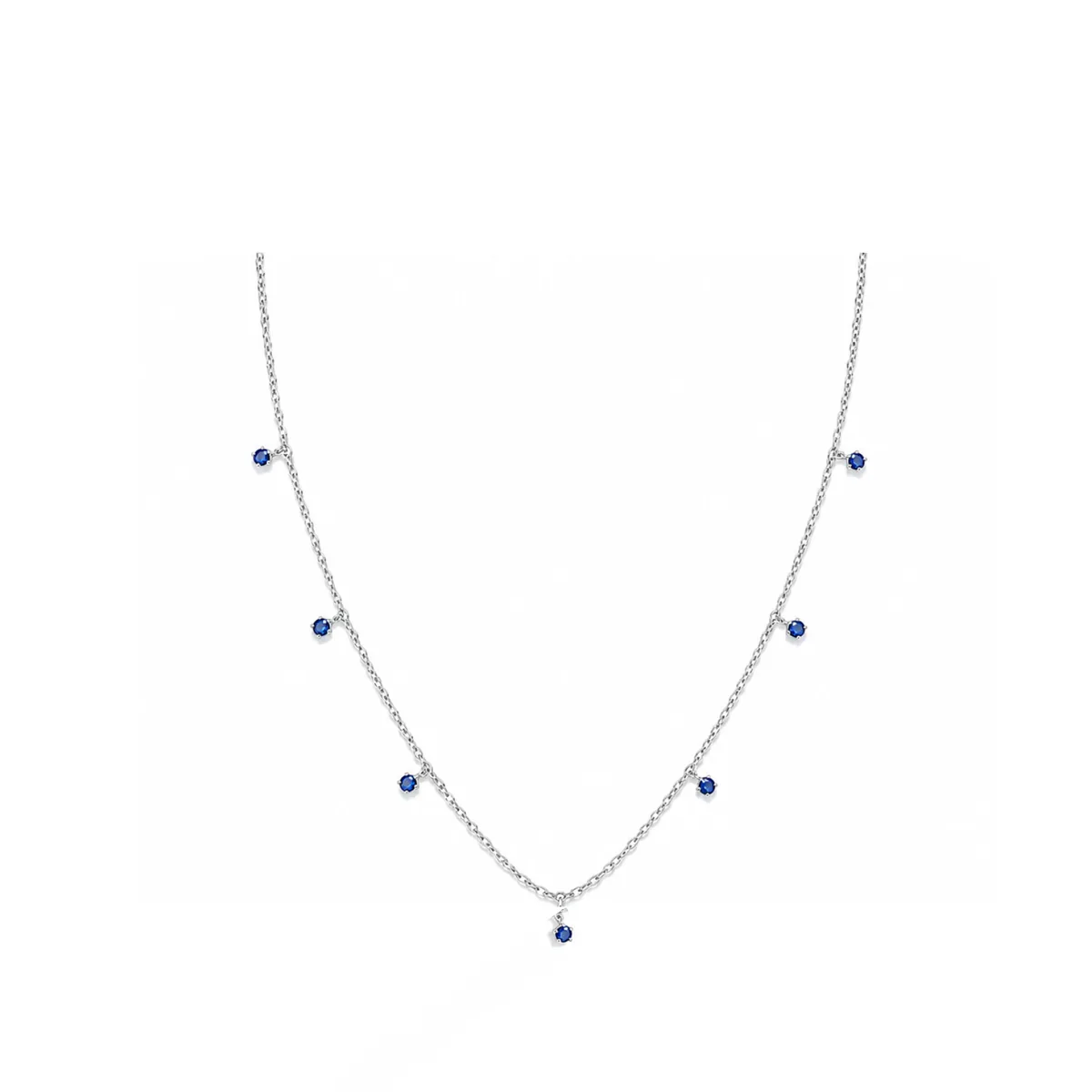 Sapphire Drops Necklace