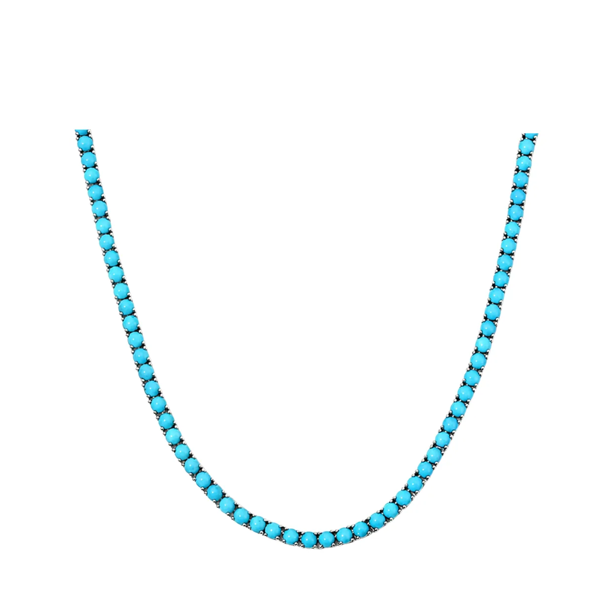 Turquoise Tennis Necklace